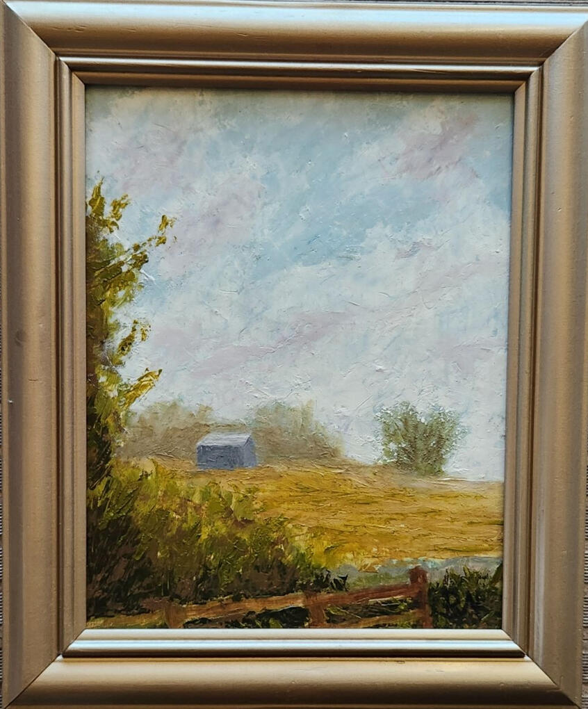 Pasture View 10.5x12.5 Oil
